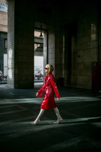 Street style at Milan Fashion Week Women's Spring 2018