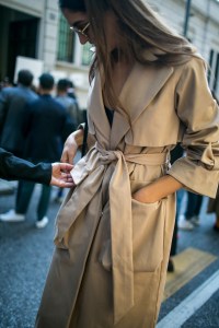 Street style at Milan Fashion Week Women's Spring 2018