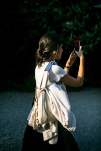 Street style at Milan Fashion Week Women's Spring 2018