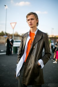 Street style at Milan Fashion Week Women's Spring 2018