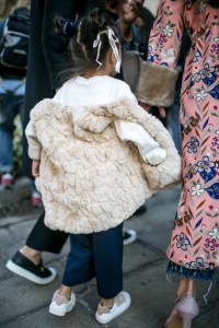 Street style at Milan Fashion Week Women's Spring 2018