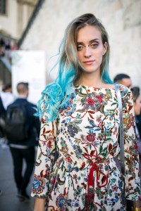 Street style at Milan Fashion Week Women's Spring 2018