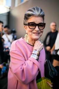 Street style at Milan Fashion Week Women's Spring 2018