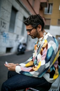 Street style at Milan Fashion Week Women's Spring 2018