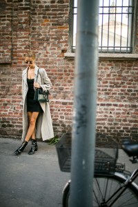 Street style at Milan Fashion Week Women's Spring 2018