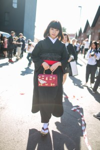 Street style at Milan Fashion Week Women's Spring 2018