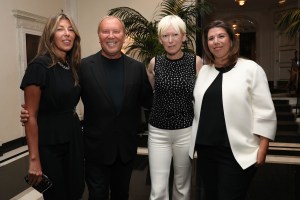 Nina Garcia, Michael Kors, Joanna Coles, Stellene VolandesT&C Modern Swans dinner, Spring Summer 2018, New York Fashion Week, USA - 10 Sep 2017