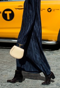 Street style at New York Fashion Week spring 2018.