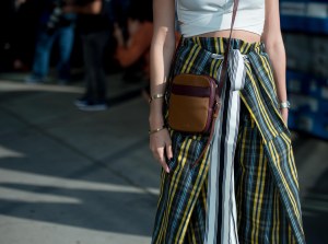 Street style at New York Fashion Week spring 2018.