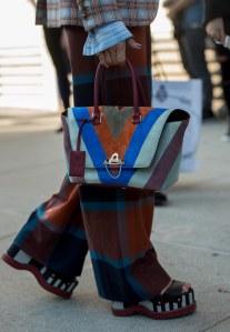 Street style at New York Fashion Week spring 2018.