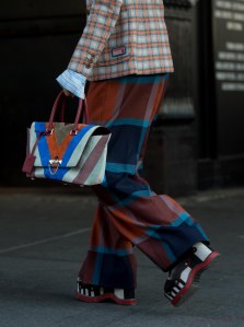 Street style at New York Fashion Week spring 2018.