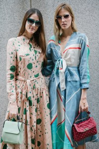 Street style at New York Fashion Week spring 2018.