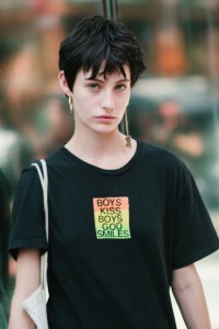 Street style at New York Fashion Week spring 2018.