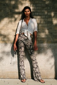 Street style at New York Fashion Week spring 2018.