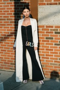 Street style at New York Fashion Week spring 2018.