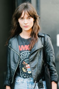 Street style at New York Fashion Week spring 2018.