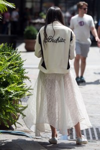 Street style at New York Fashion Week spring 2018.