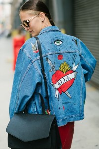 Street style at New York Fashion Week spring 2018.