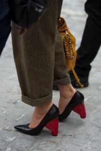 Street style at New York Fashion Week spring 2018.