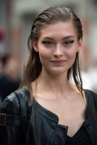 Street style at New York Fashion Week spring 2018.