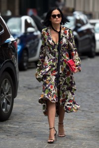 Street style at New York Fashion Week spring 2018.
