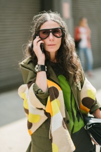 Street style at New York Fashion Week spring 2018.