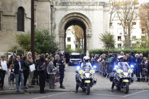 The funeral cortege
