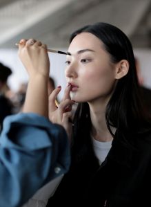 Backstage at Tibi RTW Spring 2018
