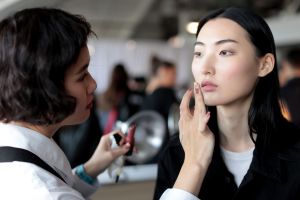 Backstage at Tibi RTW Spring 2018