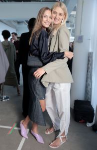 Backstage at Tibi RTW Spring 2018