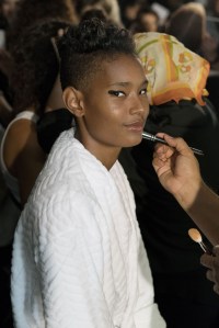 Backstage at Tom Ford RTW Spring 2018