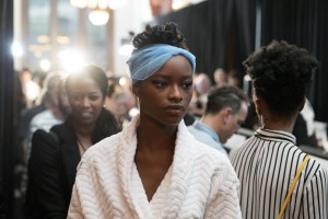 Backstage at Tom Ford RTW Spring 2018