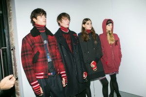 Backstage at Tommy Hilfiger RTW Fall 2017
