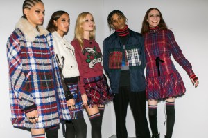 Backstage at Tommy Hilfiger RTW Fall 2017