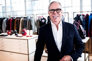 Tommy Hilfiger in this West 26th Street Studio.