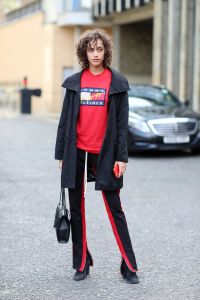 Alanna ArringtonStreet Style, Day 3, Autumn Winter 2017, London Fashion Week, UK - 19 Feb 2017WEARING TOMMY HILFIGER
