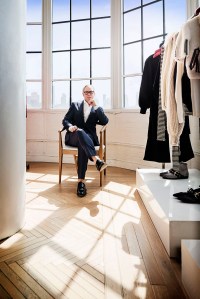 Tommy Hilfiger in this West 26th Street Studio.