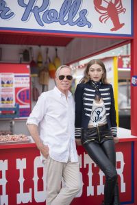 EXCLUSIVE RATES APPLY - Please Call To Agree FeesMandatory Credit: Photo by Carmen Chan/WWD/REX/Shutterstock (5895760d)Tommy Hilfiger and Gigi HadidTommy Hilfiger show, Spring Summer 2017, New York Fashion Week, USA - 09 Sep 2016