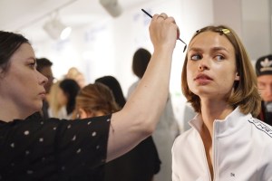 Backstage at Tory Burch RTW Spring 2018