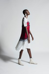 Pamplemousse (worn with Julie Thevenot earring; By Far shoes)
