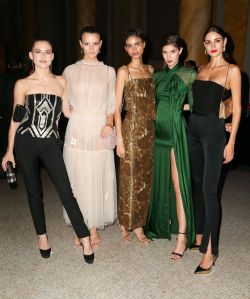 Lana Zakocela, Flavia Lucini, Mariana Santana, Sofia Resing, guestUNITAS Gala Against Human Trafficking, Spring Summer 2018, New York Fashion Week, USA - 12 Sep 2017