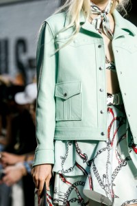 Details at Versus Versace RTW Spring 2018