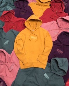 KITH's Vogue-branded hoodies.
