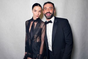 Maria Carla Boscono and Riccardo Tisci