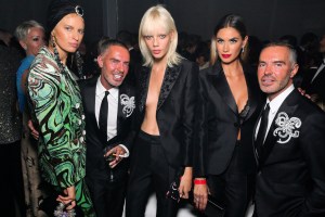 Karolina Kurkova, Dean and Dan Caten, Marjan Jonkman and Melissa Satta
