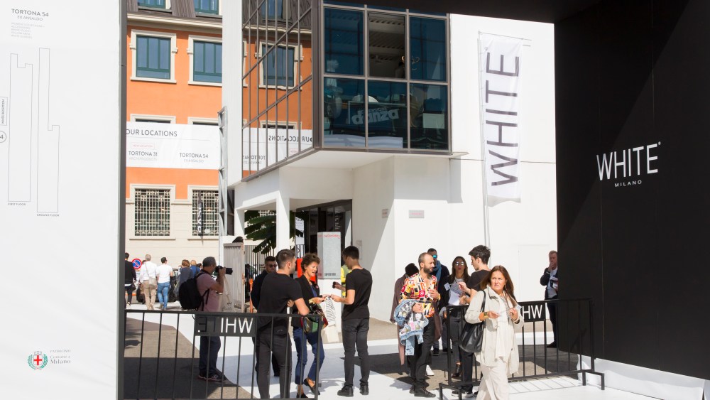 MILAN, ITALY - SEPTEMBER 22:  General view of White Women's Collections + accessories SS 18 on September 22, 2017 in Milan, Italy.  (Photo by Sebastian Reuter/Getty Images for White)