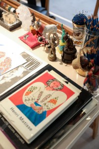 Yves Saint Laurent's desk