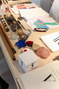 Yves Saint Laurent's desk