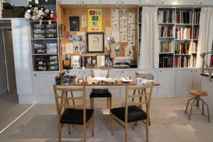 Yves Saint Laurent's desk