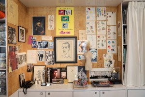 Yves Sant Laurent's inspirations wall